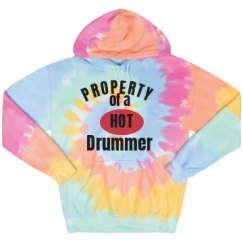 Unisex Tie-Dye Fleece Hoodie