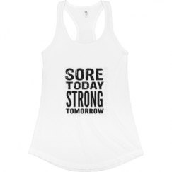 Ladies Slim Fit Racerback Tank Top