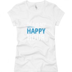 Ladies Slim Fit Basic Promo Jersey Tee