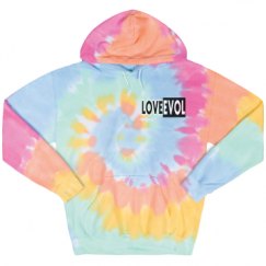Unisex Tie-Dye Fleece Hoodie