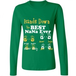 Ladies Relaxed Fit Basic Long Sleeve Tee