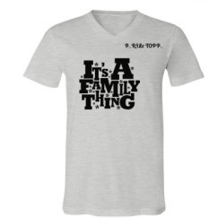 Unisex V-Neck Jersey Tee