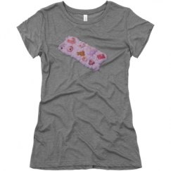 Ladies Slim Fit Super Soft Triblend Tee