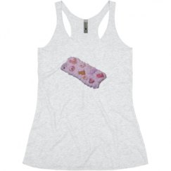 Ladies Slim Fit Super Soft Racerback Triblend Tank