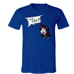 Unisex V-Neck Jersey Tee