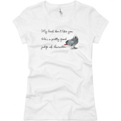 Ladies Slim Fit Basic Promo Jersey Tee