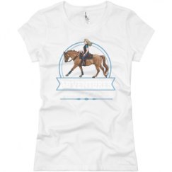 Ladies Slim Fit Basic Promo Jersey Tee