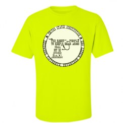 Unisex Ultra Cotton Safety Neon Crewneck Tee