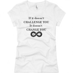 Ladies Slim Fit Basic Promo Jersey Tee