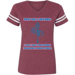 Ladies Relaxed Fit Vintage Sports Tee