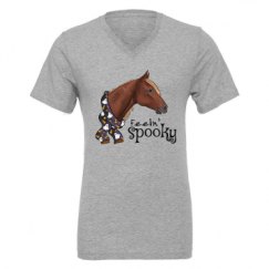 Unisex CVC Jersey V-Neck T-Shirt