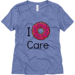 Ladies Relaxed Fit Super Soft Triblend V-Neck Tee