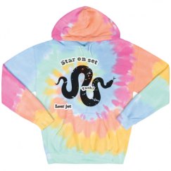 Unisex Tie-Dye Fleece Hoodie