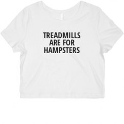 Ladies Slim Fit Crop Top Tee