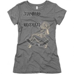 Ladies Slim Fit Super Soft Triblend Tee