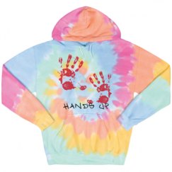 Unisex Tie-Dye Fleece Hoodie