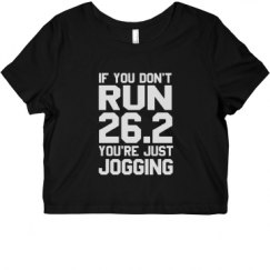 Ladies Slim Fit Crop Top Tee