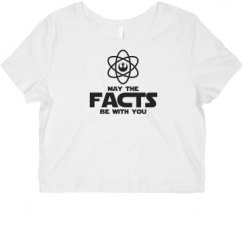 Ladies Slim Fit Crop Top Tee