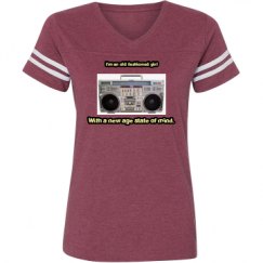 Ladies Relaxed Fit Vintage Sports Tee