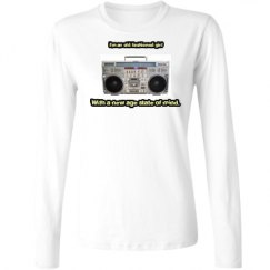 Ladies Relaxed Fit Basic Long Sleeve Tee