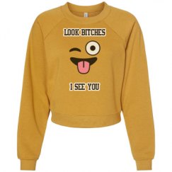 Women's Raglan Pullover Fleece