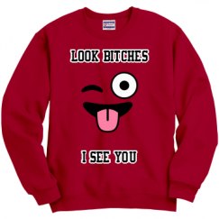 Unisex Film and Foil Crewneck Sweatshirt