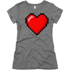 Ladies Slim Fit Super Soft Triblend Tee