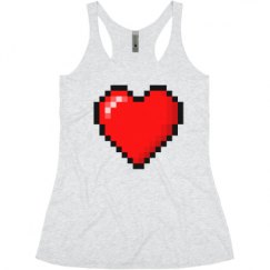 Ladies Slim Fit Super Soft Racerback Triblend Tank