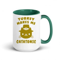 15oz Ceramic Mug with Color Inside