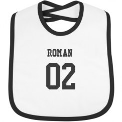 Infant Contrast Trim Bib