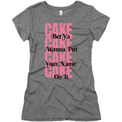 Ladies Slim Fit Super Soft Triblend Tee