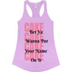 Ladies Slim Fit Racerback Tank Top