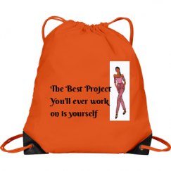 Port & Company Drawstring Cinch Bag
