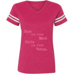 Ladies Relaxed Fit Vintage Sports Tee