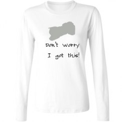 Ladies Relaxed Fit Basic Long Sleeve Tee