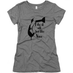 Ladies Slim Fit Super Soft Triblend Tee