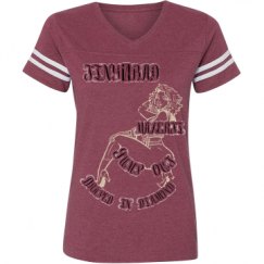 Ladies Relaxed Fit Vintage Sports Tee