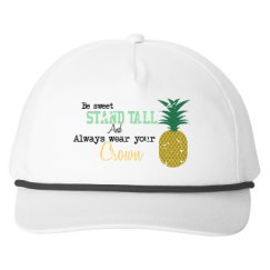 Snapback Five-Panel Rope Hat