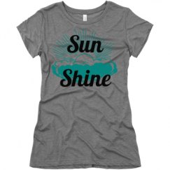 Ladies Slim Fit Super Soft Triblend Tee