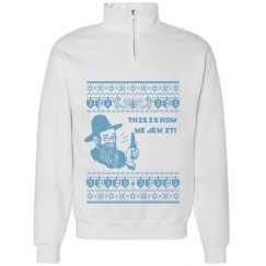 Unisex Cadet Collar Sweatshirt