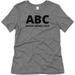 Ladies Relaxed Fit Super Soft Triblend Tee