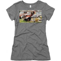 Ladies Slim Fit Super Soft Triblend Tee