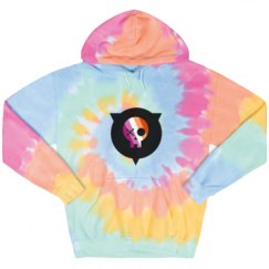 Unisex Tie-Dye Fleece Hoodie