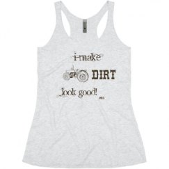 Ladies Slim Fit Super Soft Racerback Triblend Tank