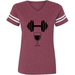 Ladies Relaxed Fit Vintage Sports Tee