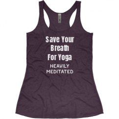 Ladies Slim Fit Super Soft Racerback Triblend Tank