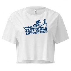 Ladies Festival Cali Crop Top Tee