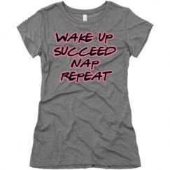 Ladies Slim Fit Super Soft Triblend Tee