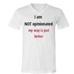 Unisex V-Neck Jersey Tee