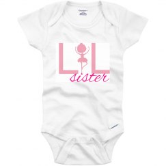 Lil Sis Ballet Onesie